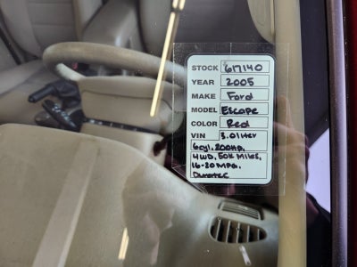 2005 Ford Escape XLT