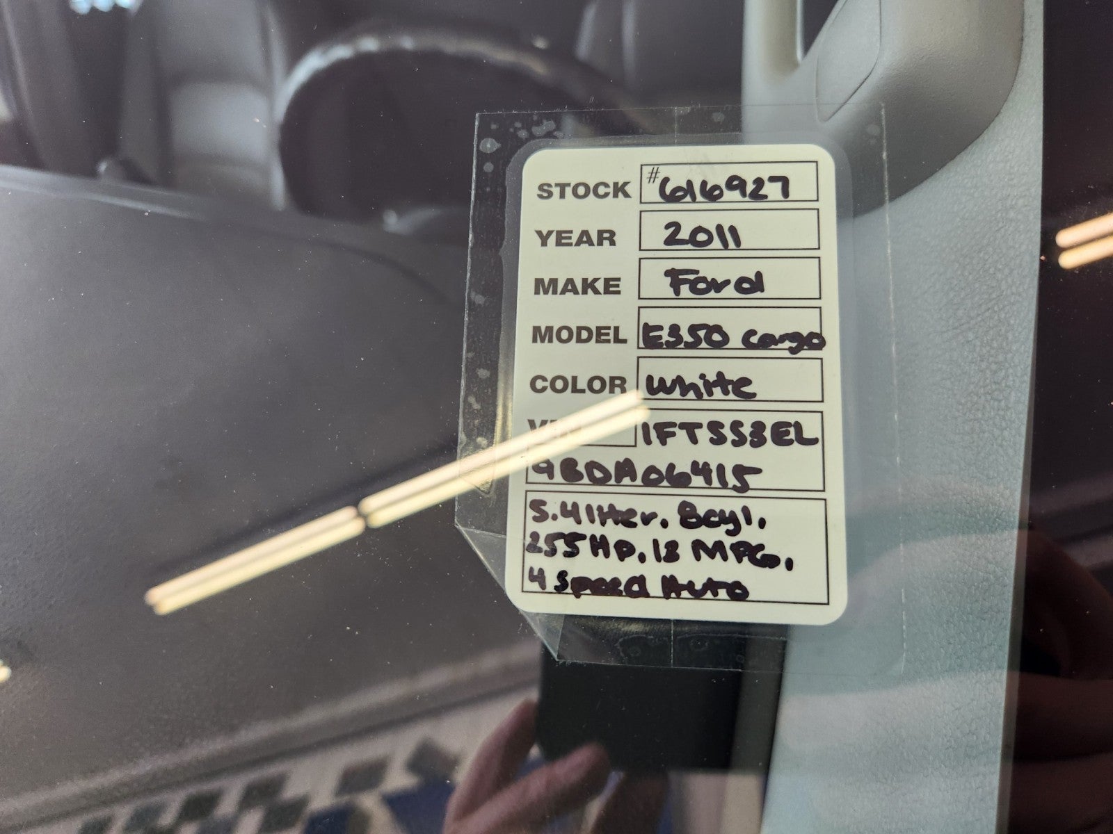 2011 Ford E-350 Econoline Cargo Van