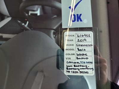 2019 Chevrolet Bolt EV LT