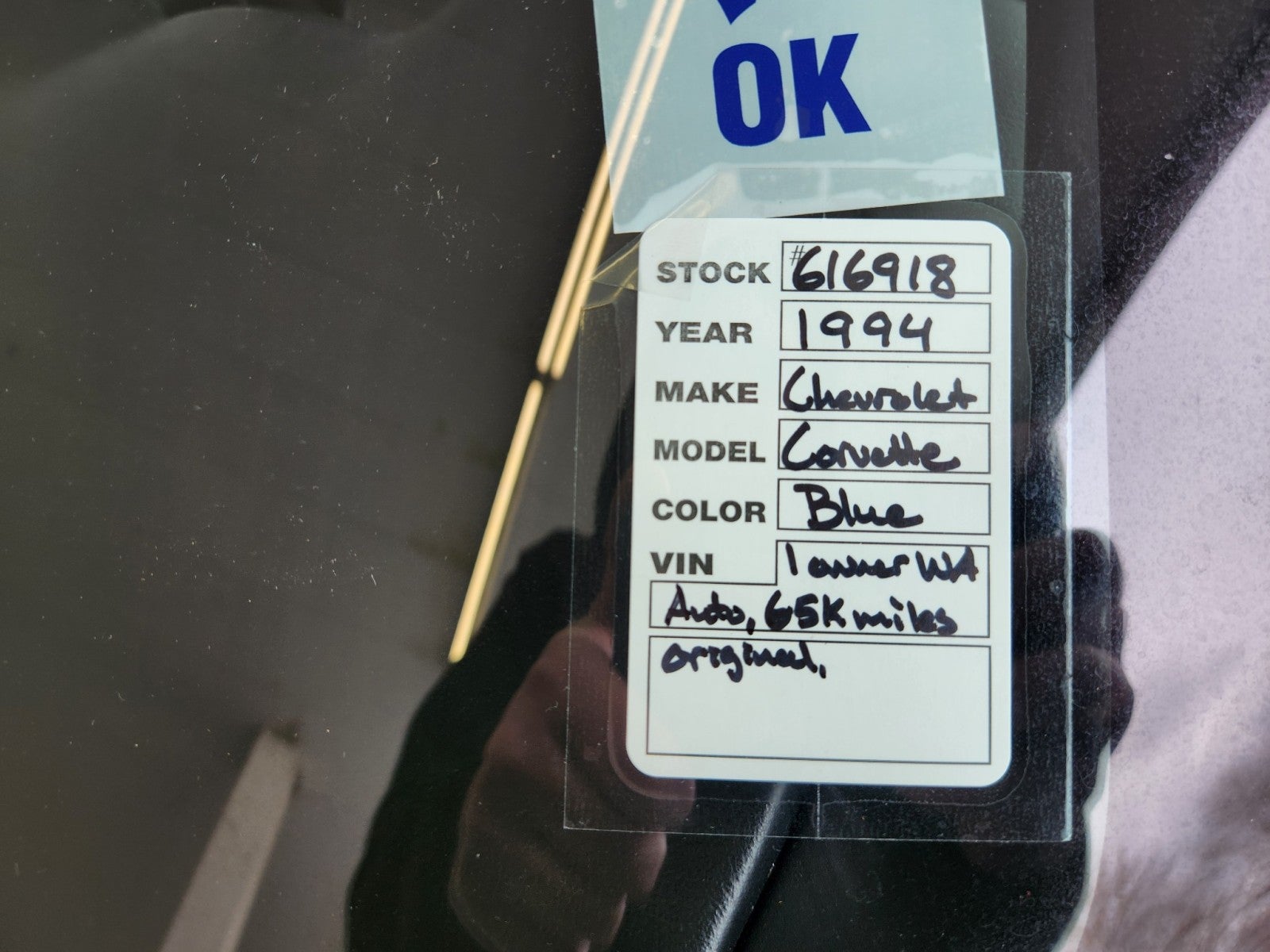 1994 Chevrolet Corvette 2dr Coupe Hatchback