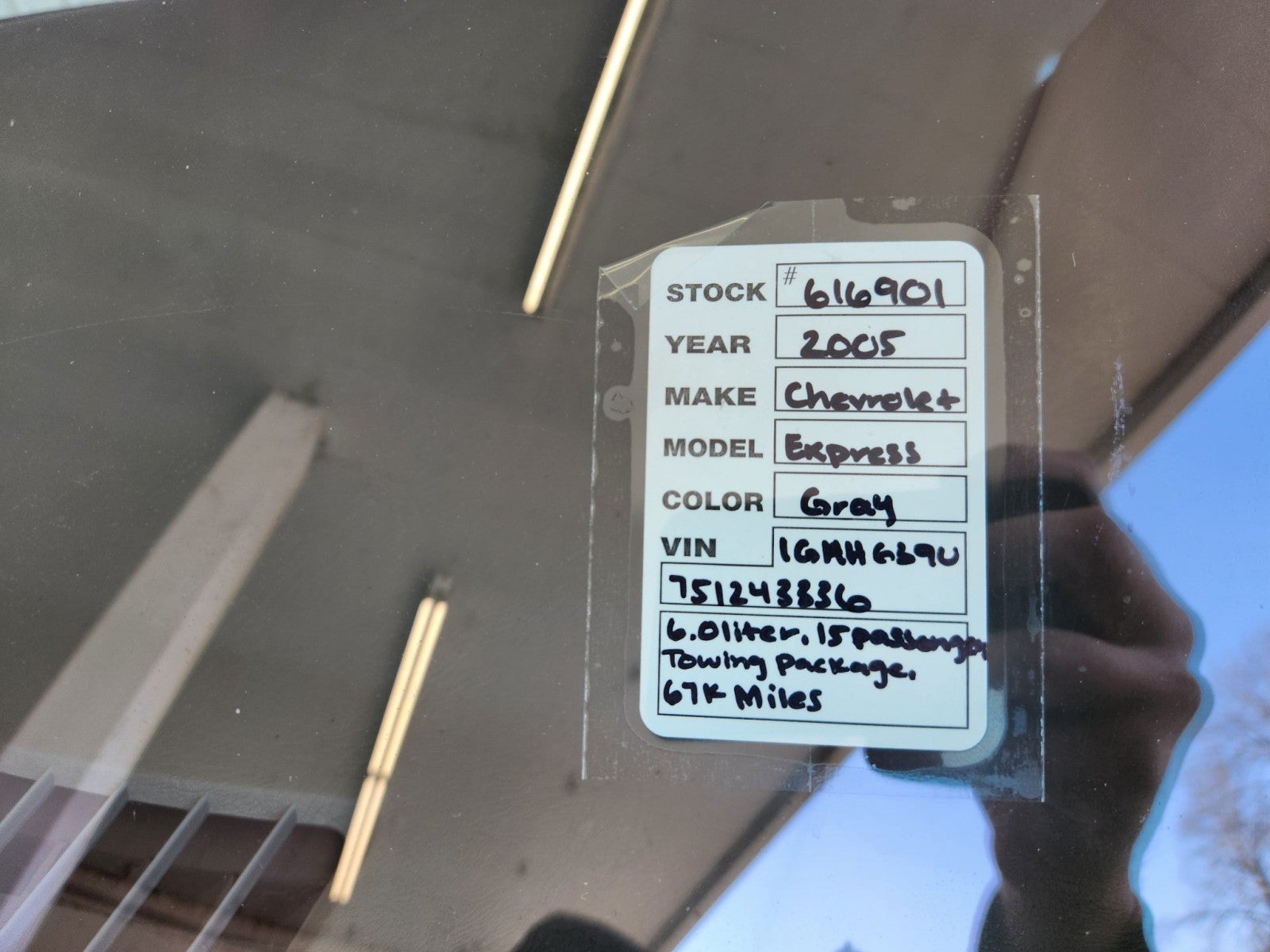 2005 Chevrolet Express Passenger 3500