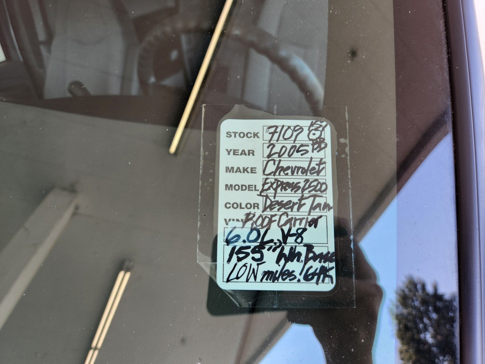 2005 Chevrolet Express 2500 Cargo Van