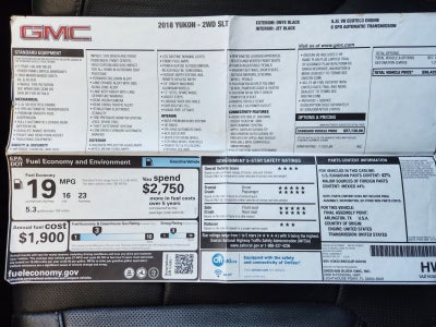 2018 GMC Yukon SLT
