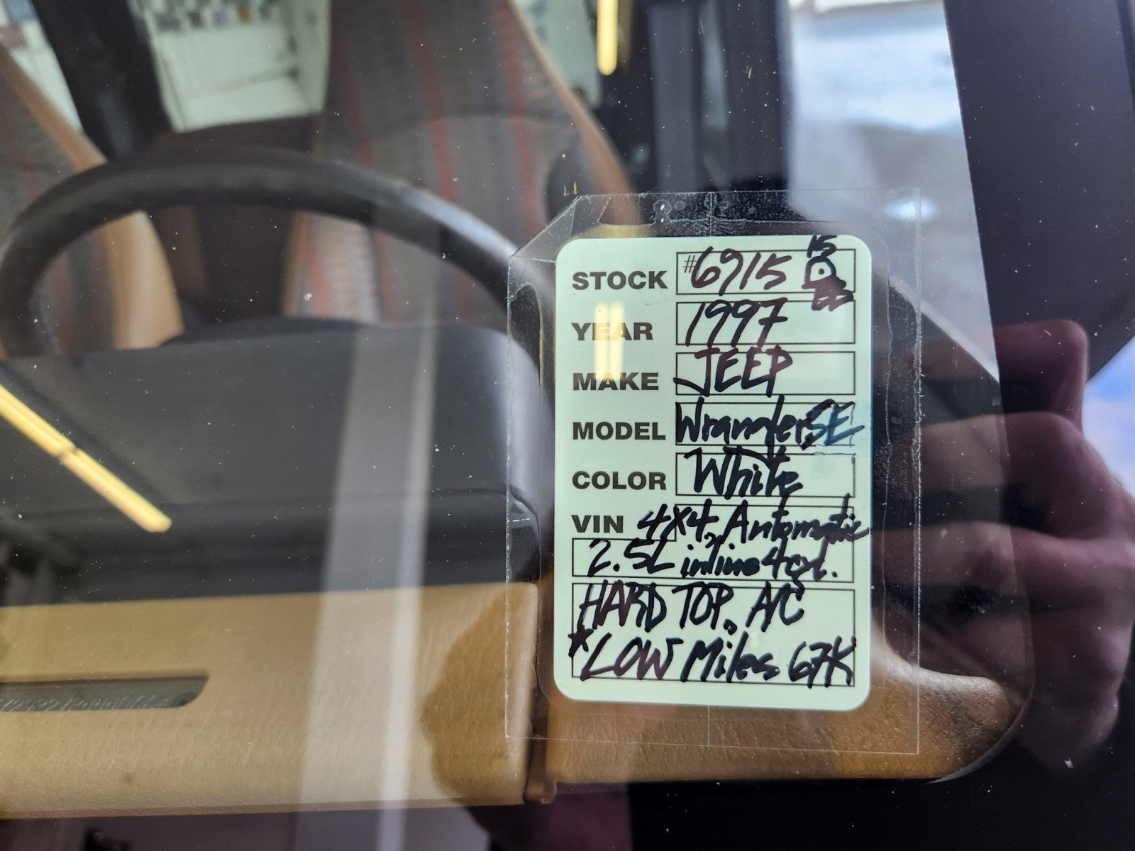 1997 Jeep Wrangler SE