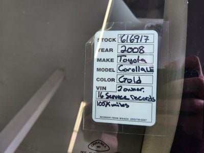 2008 Toyota Corolla LE