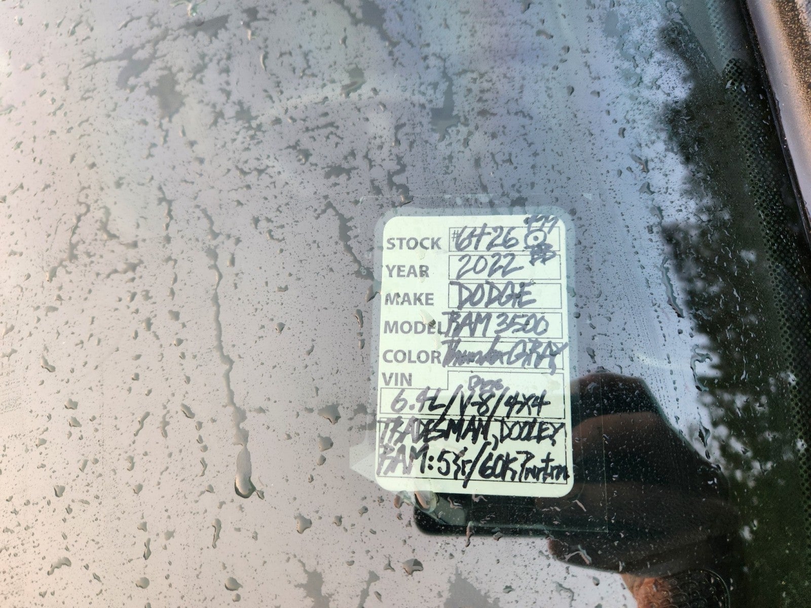 2022 RAM 3500 Tradesman Dump Bed