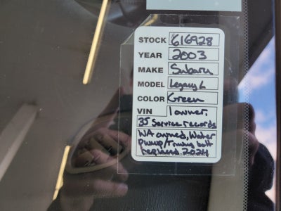 2003 Subaru Legacy Sedan L