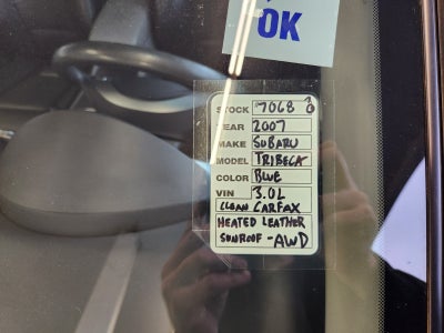 2007 Subaru B9 Tribeca 5-Pass Limited