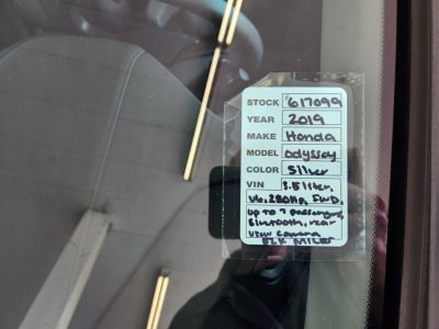 2019 Honda Odyssey EX