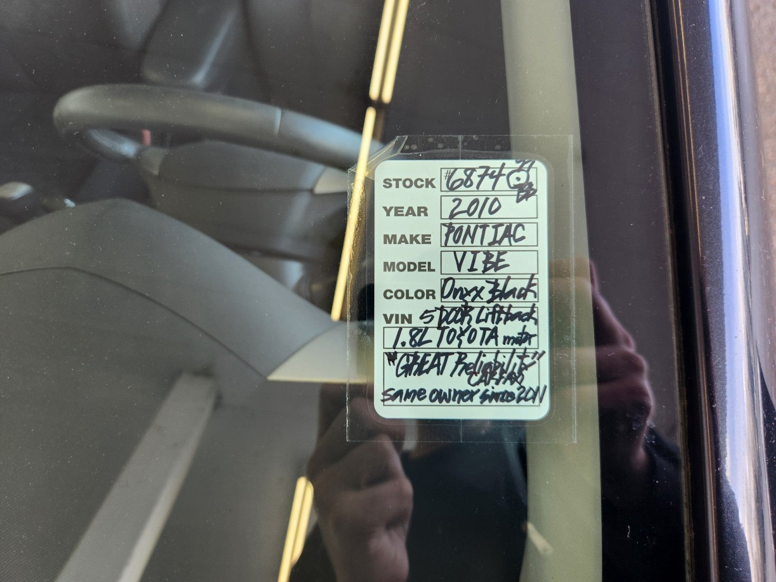 2010 Pontiac Vibe w/1SA