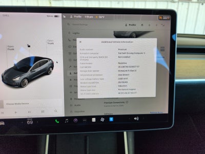 2018 Tesla Model 3 Long Range Battery