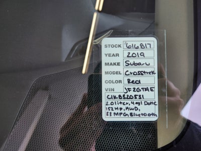 2019 Subaru Crosstrek 2.0i Premium