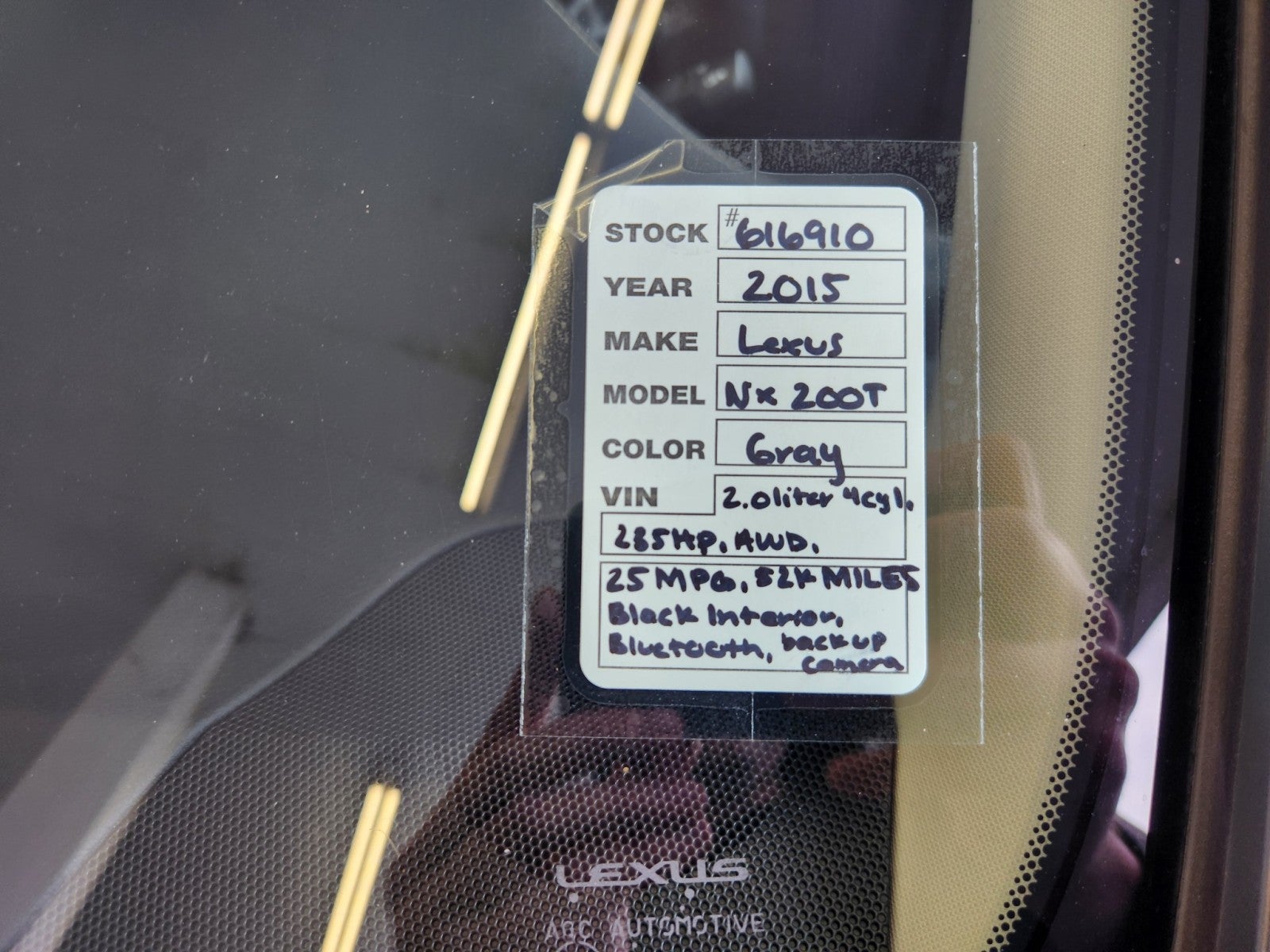 2015 Lexus NX 200t AWD 4dr