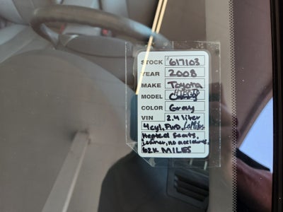 2008 Toyota Camry Hybrid 4dr Sdn (Natl)