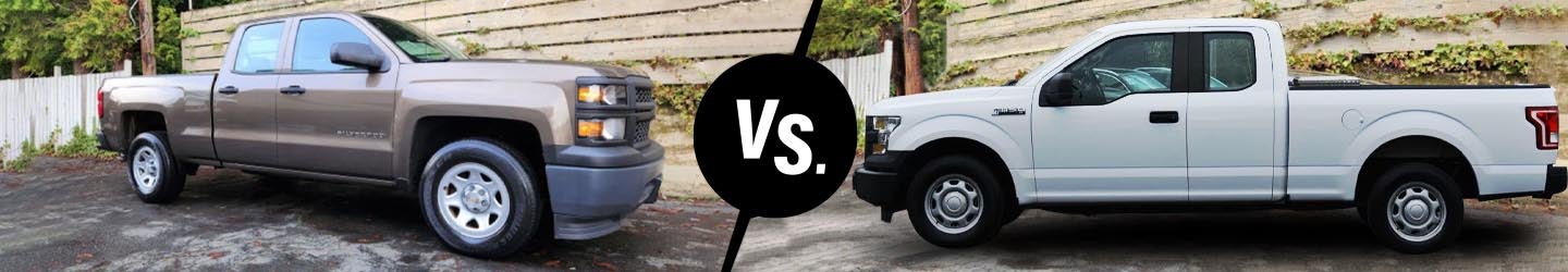 2015 Chevrolet Silverado 1500 vs 2015 2015 Ford F-150 XL Pickup