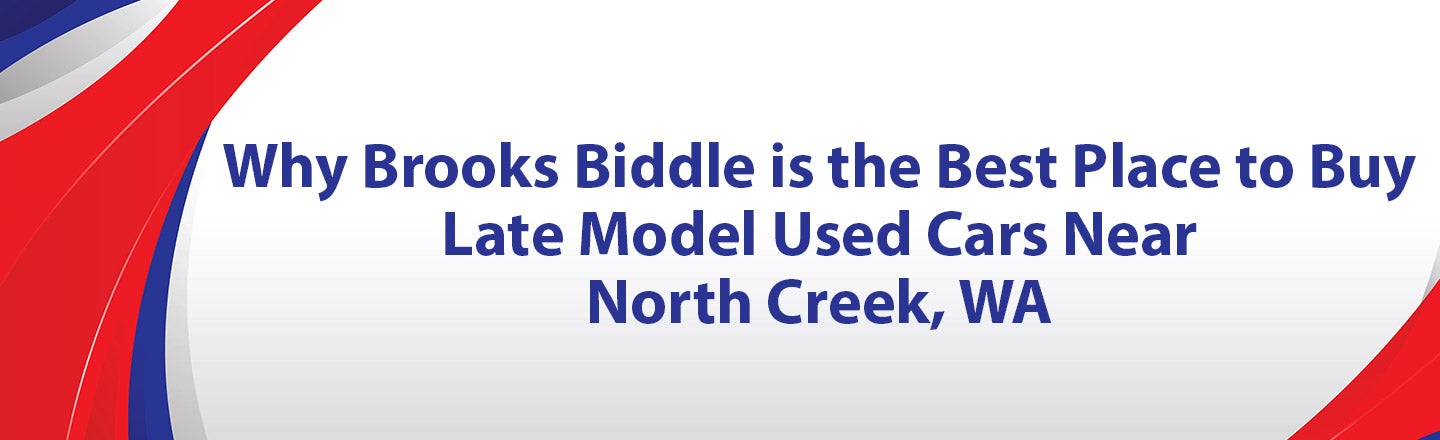 Late Model Used Cars Near North Creek, WA
